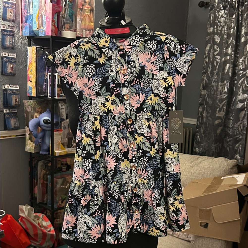 Vince Camino Floral Kids Dress - Multicolors size 4